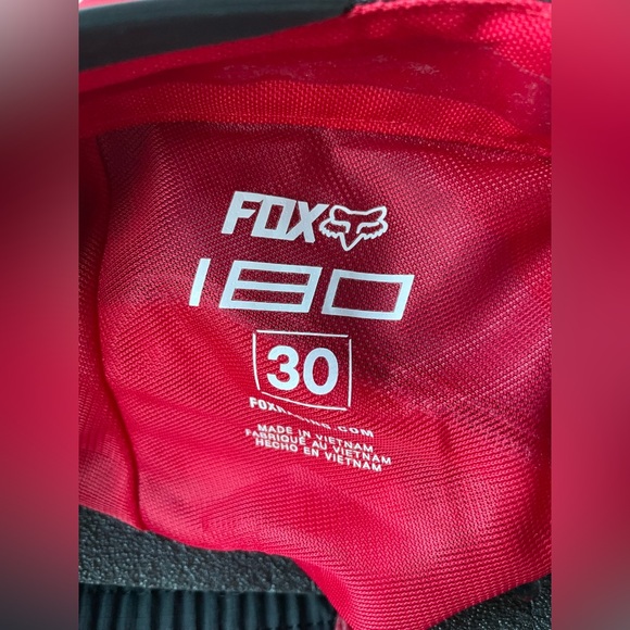 FOX Racing 180 Moto Pants 30 Medium Mens Ride riding motocross dirt bike red - Picture 3 of 6